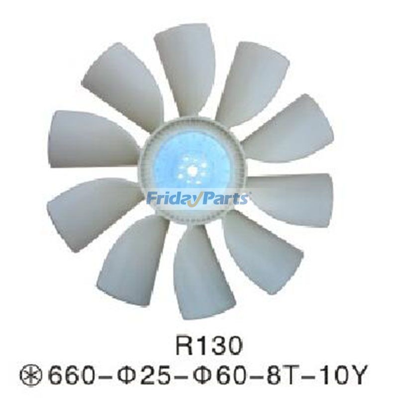 For Hyundai Excavator R130 Fan Blade