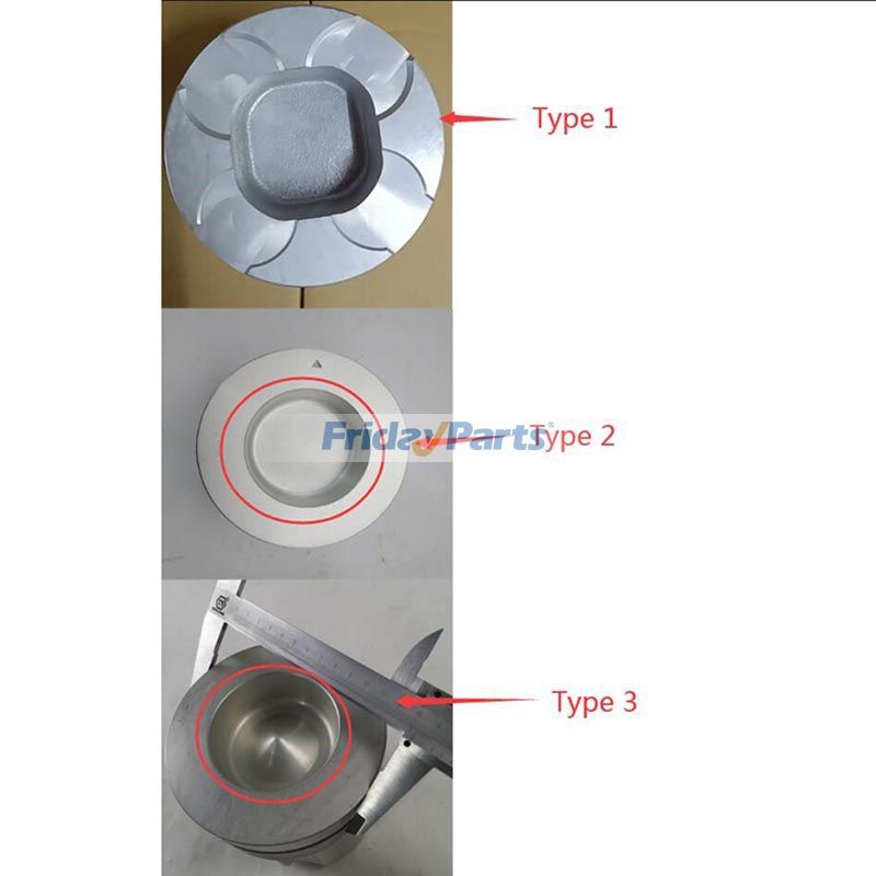 Kit piston et segmentpour Pelle