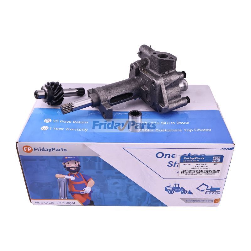 Oil Pump Assembly 1131002040 for Isuzu Engine 4BG1 6BF1 6BD1 6BD1T 6BB1 6BG1 6BG1T Hitachi Wheel Loader LX110-7