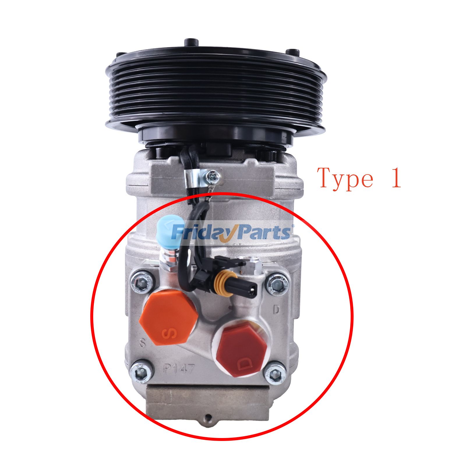 10PA17C A/C Compressor Articulated Dump for Other Construction Equipment