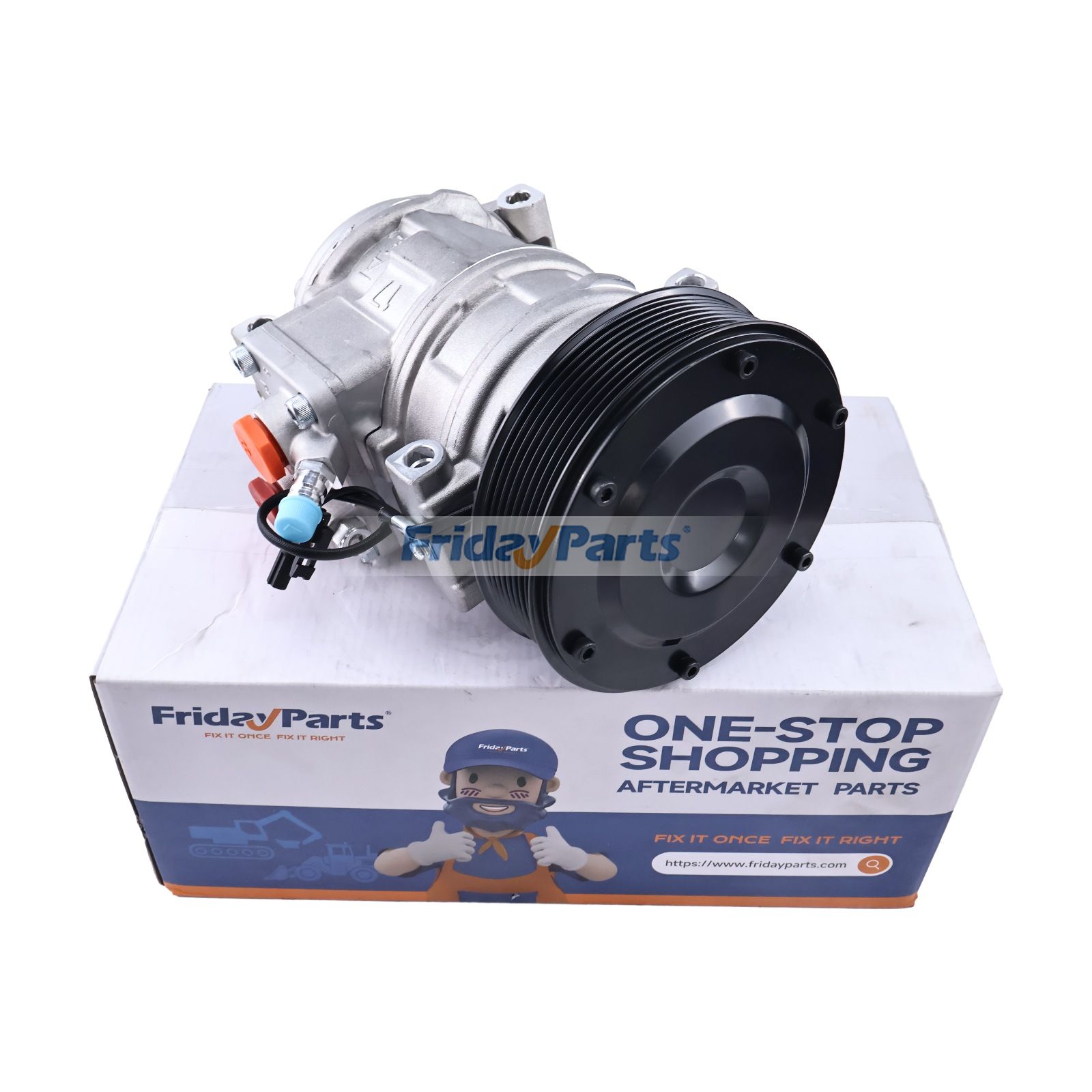 10PA17C A/C Compressor AT168543 for John Deere Bulldozer 700H 700J