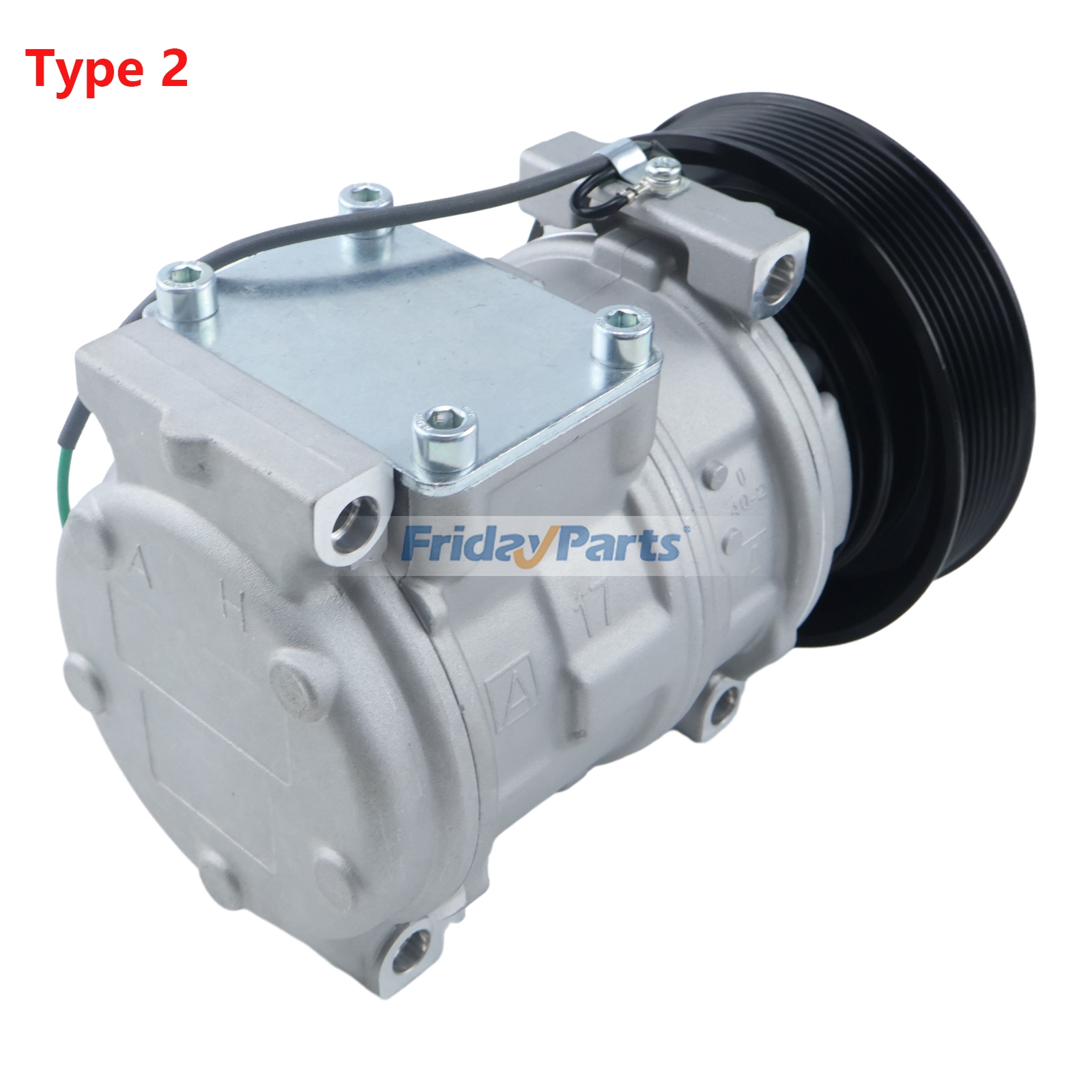 Compresor de aire acondicionado 10PA17C AT168543 para excavadora John Deere 700H 700J 750J 750C para Topadora