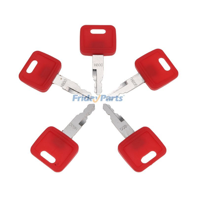 5 Pcs Ignition Key for Excavator,Loader
