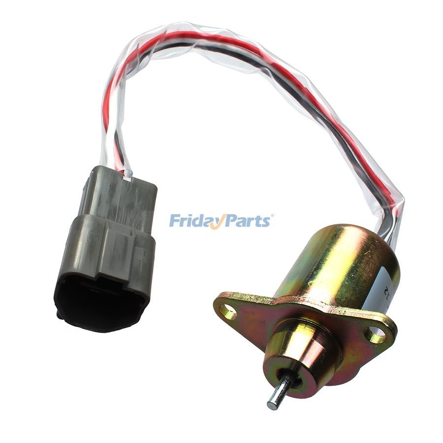Engine,Excavator 12V Fuel Shutoff Solenoid