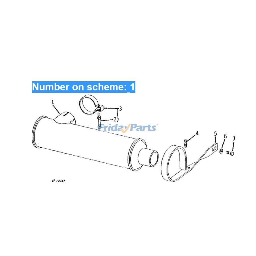 Muffler Silencer for Tractor