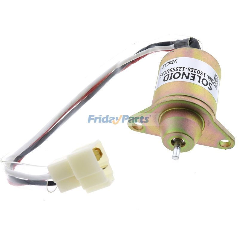 Solenoide de corte de combustible de 12 V M806808 para motor Yanmar John Deere 2210 2305 4100 790 990 X495 X595 X740 Gator 4X2 4X4 6X4 de FridayParts