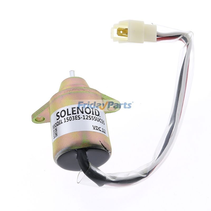 Solenoide de corte de combustible de 12 V M806808 para motor Yanmar John Deere 2210 2305 4100 790 990 X495 X595 X740 Gator 4X2 4X4 6X4