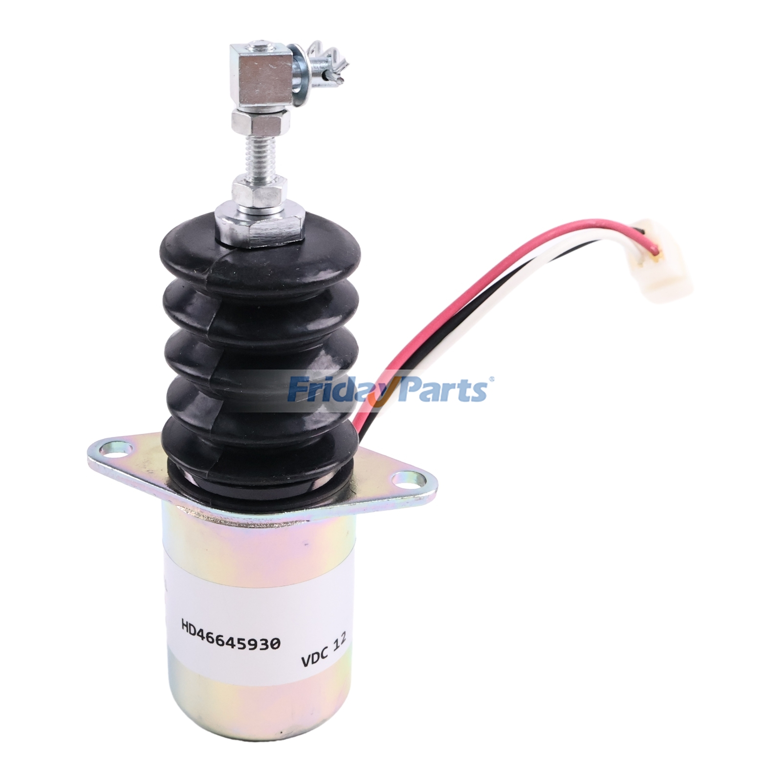 12V Fuel Shutoff Solenoid AM882277 AM876416 for John Deere Engine 3009 3011 3012 3014 3015 4019 4020 Compact Tractor 670 770 870 970 1070  