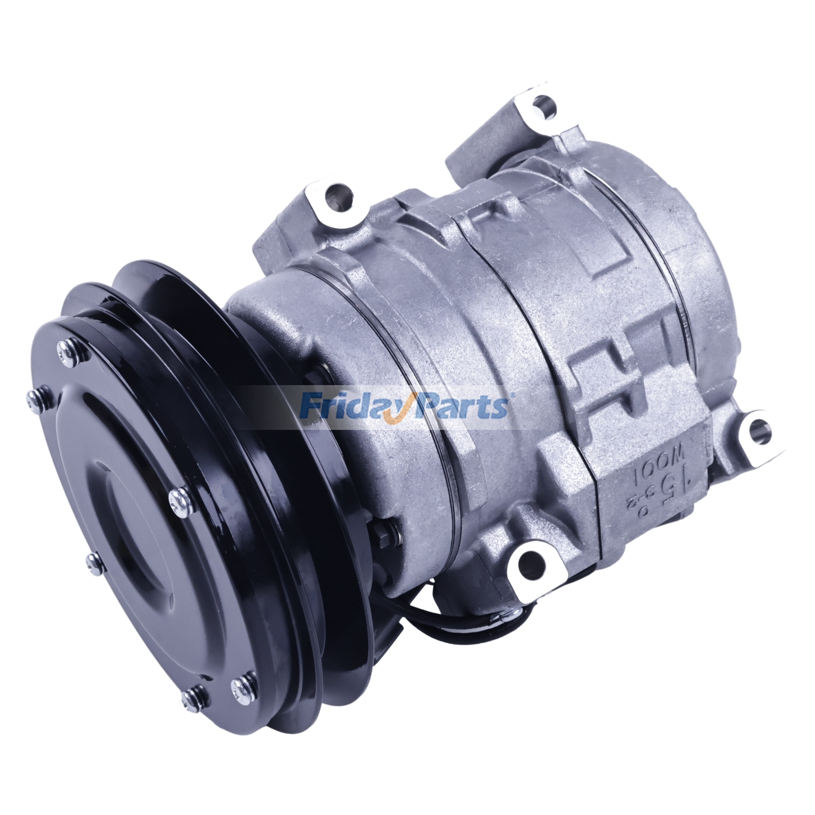 Compresor de aire acondicionado 10S15C 20Y-979-6121 para excavadora Komatsu PC1250-7 PC130-7 PC2000-8 PC220-7 de FridayParts
