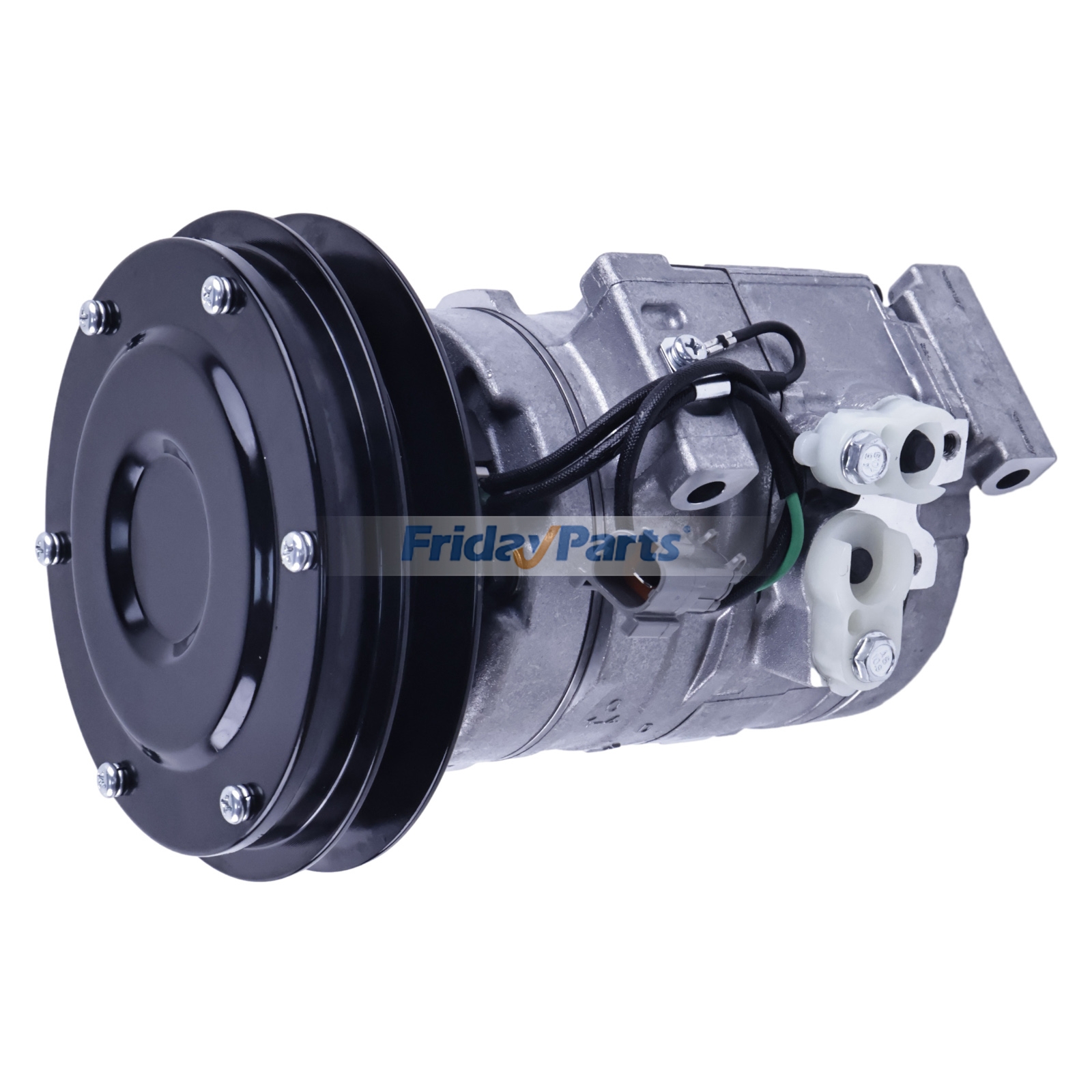 Compresor de aire acondicionado 10S15C 24V 1PK 4436025 TH4436025 para excavadoras John Deere 450CLC 600CLC 800C 450DLC 650DLC 850DLC para Motor,Excavadora