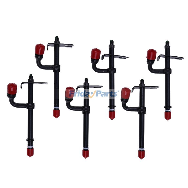 6-teiliges Kraftstoffeinspritzventil AR89564 für John Deere Motor 6329D 6359D 6359T Motorgrader 570 570A Skidder 440 540 440A 440B 540A Hallo-Zyklus 6000