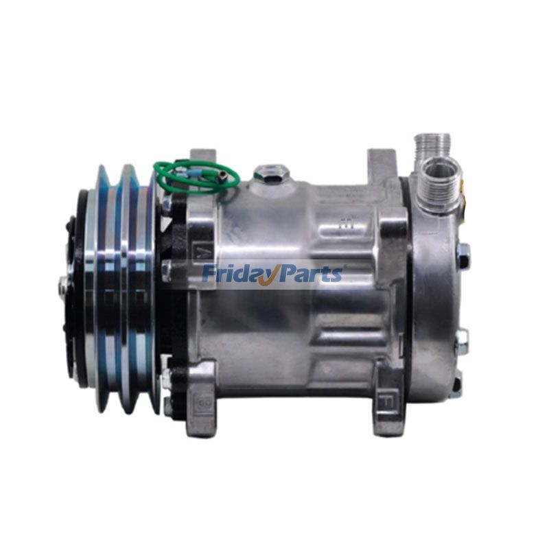 24V SD7H15 A/C Compressor 24100P4816S019 for Kobelco SK130 SK150LC SK200 SK210 SK220 SK250 SK270LC SK300LC