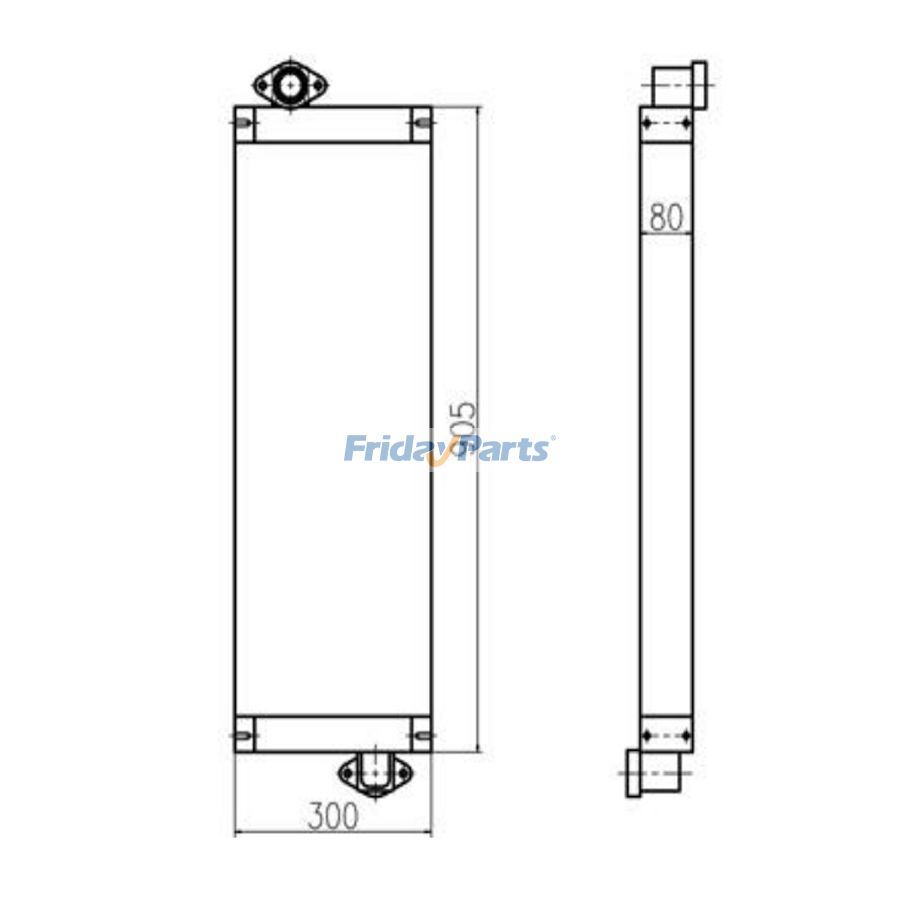 Für Kobelco Bagger SK150-8 Hydraulikölkühler