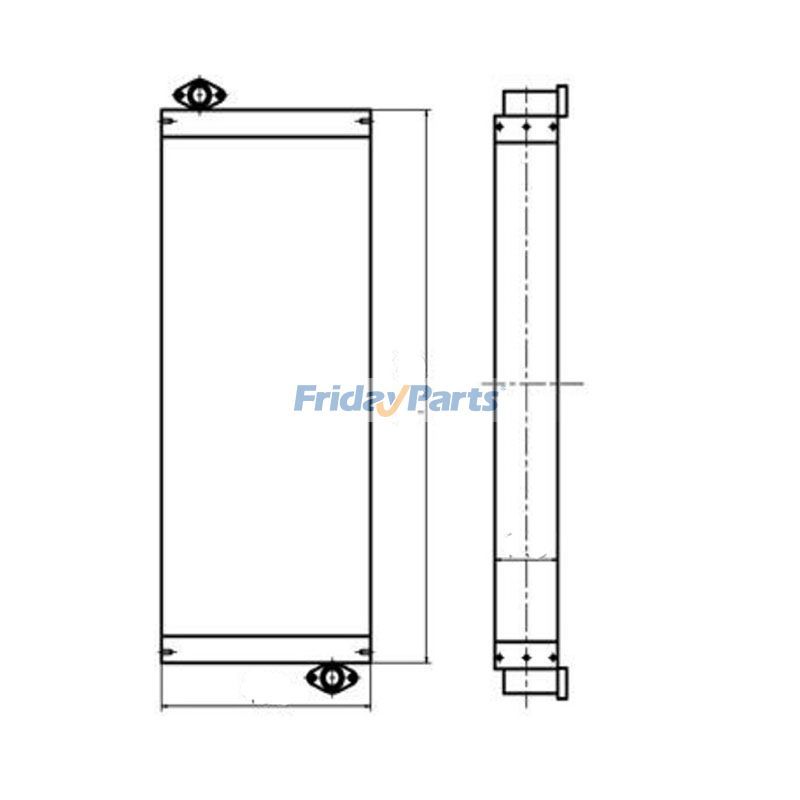 Für Kobelco Bagger SK350LC-8 Hydraulikölkühler