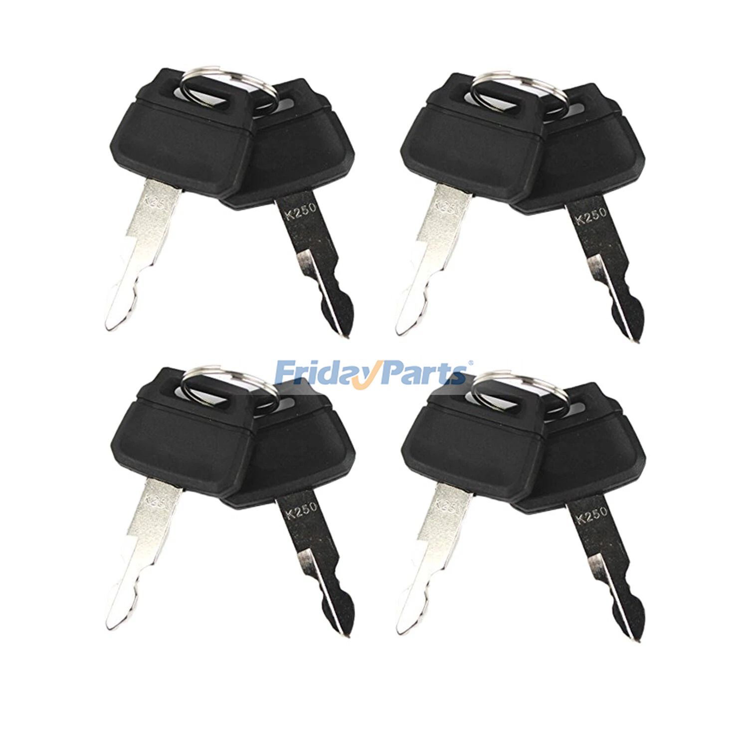 8 stück Zündschlüssel K250 2420WL2420 für Kobelco SK-8 FALL New Holland Bagger Kawasaki Radlader