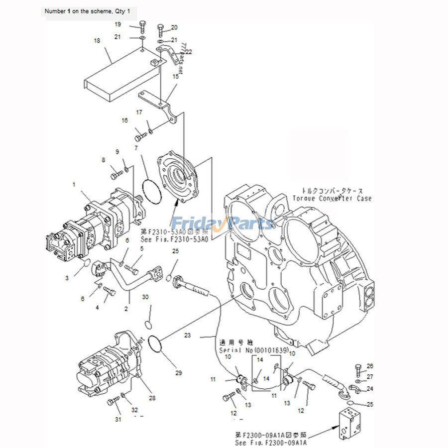 ブルドーザー Bull油圧ポンプ