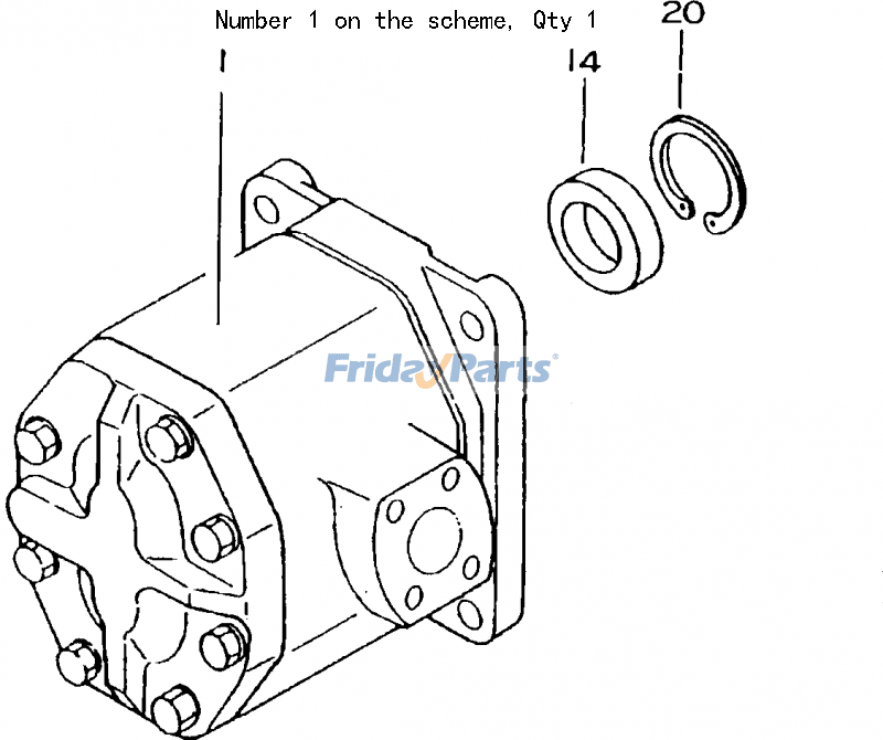 コマツ パイプレイヤー D155C-1 D155C-1P D155C-1P-ZZ D355C-3 油圧ポンプ 07436-66101 07436-66102
