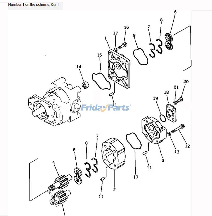 Para excavadora Komatsu D375A-2 D375A-5 D375A-5E0 Bomba hidráulica 705-52-40100 705-52-40000 705-52-40001 Para KOMATSU