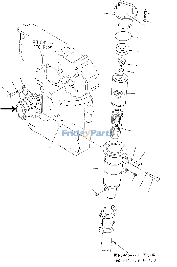 Bull R Hydraulic Power Link Pump for Dozer