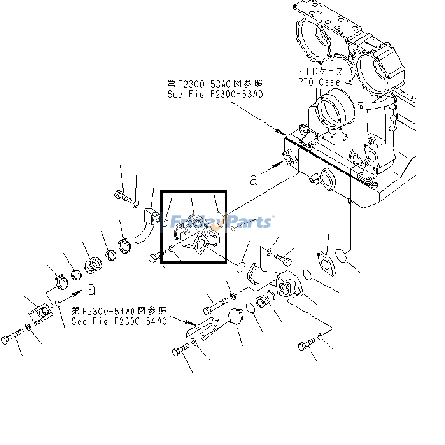 For Komatsu Bulldozer D375A-5E0 D375A_5 D475A-3 Scavenging Pump Ass'y 198-49-34100