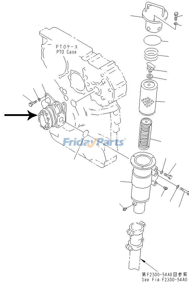 BullD375A Hydraulic Power Link Pump for Dozer