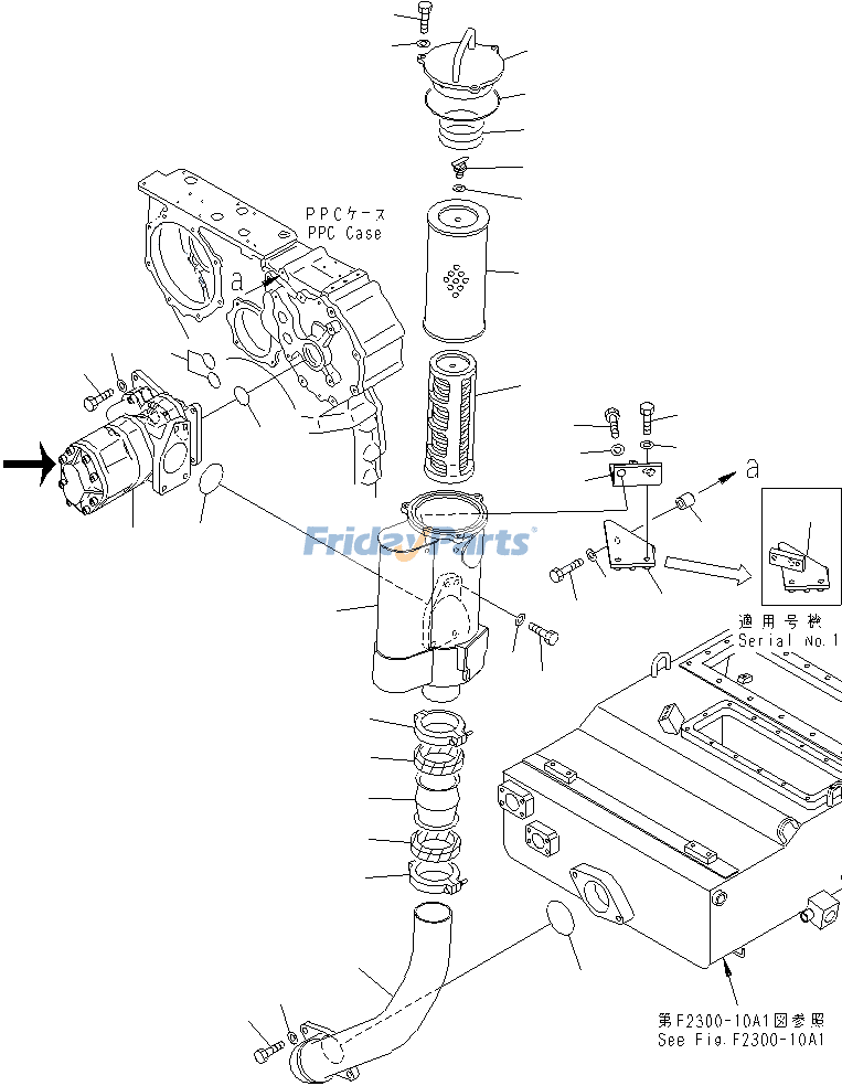 For Komatsu Bulldozer D475A-3 Hydraulic Power Link Pump 704-71-44050