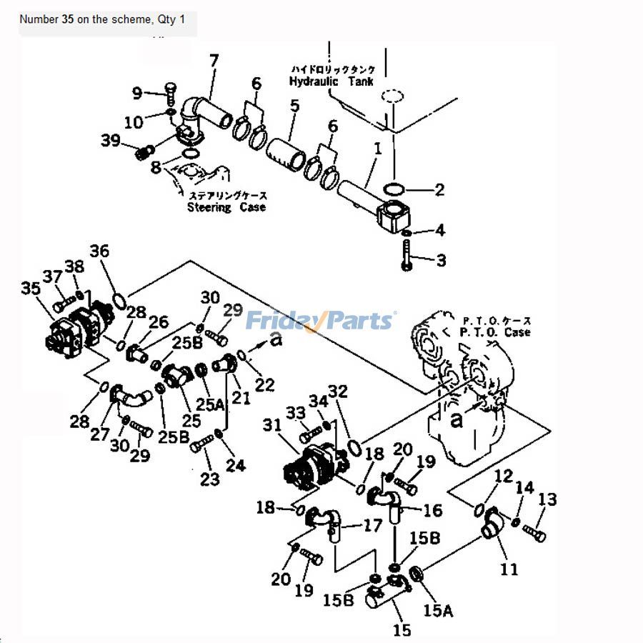 Bomba hidráulica para excavadora Komatsu D575A-2 D575A-3 D155AX-5 705-58-44000 Para KOMATSU