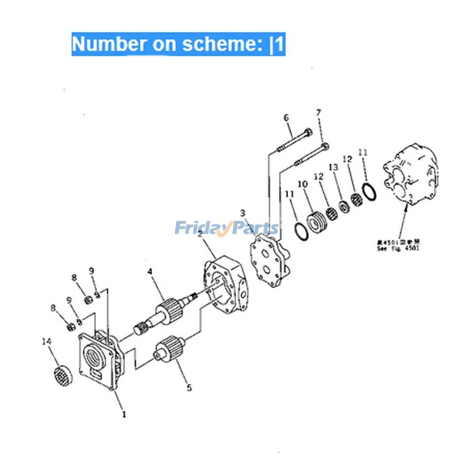コマツブルドーザー D60A-8 D60E-8 D60F-8 D60P-8 油圧ポンプASS'Y 07430-72301