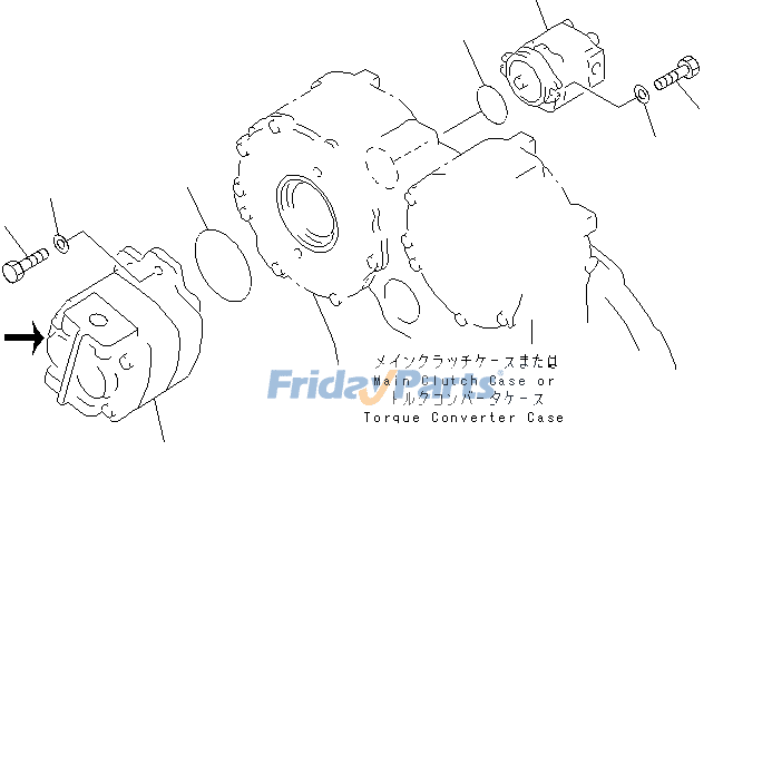 For Komatsu Bulldozer D60P D65E D70LE D85E Hydraulic Pump 705-11-38010