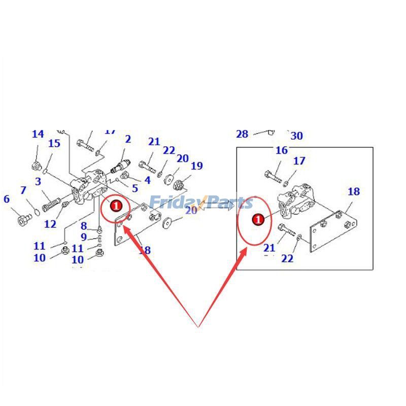 Pour bulldozer Komatsu D85ESS-2 D65PX-12 D65P-12 D65EX-12 D65E-12 D60P-12 D375A-3 D155A-5 D155A-3 Corps 14Z-43-12111