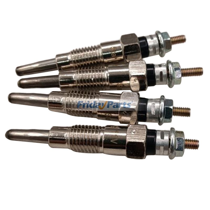 4 bujías incandescentes para cargadora Yanmar 4TNV98T Komatsu S4D98E SK1020-5 SK1020-5N SK1026-5 SK1026-5N CK30-1 CK35-1 Para KOMATSU