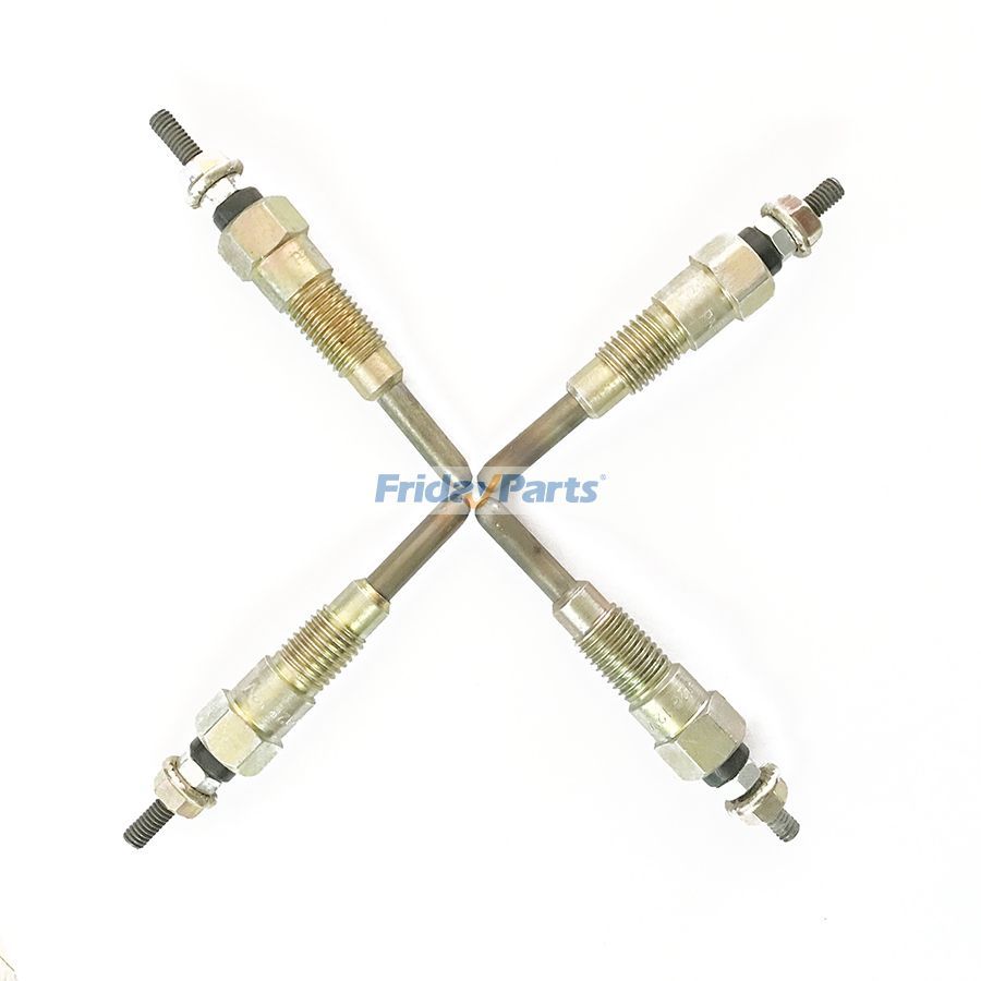 For Komatsu Crawler Tractor D20A-8 D20P-8 D20P-8 D21P-8 Yanmar Engine 4TNV94L Komatsu Engine 4D94LE Glow Plug 4 Units 1 Set