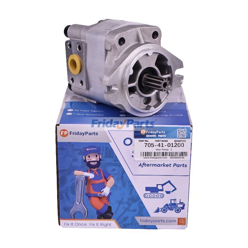 Gear Pump 705-41-01200 for Komatsu D61E-12 D61EX-12 D61PX-12