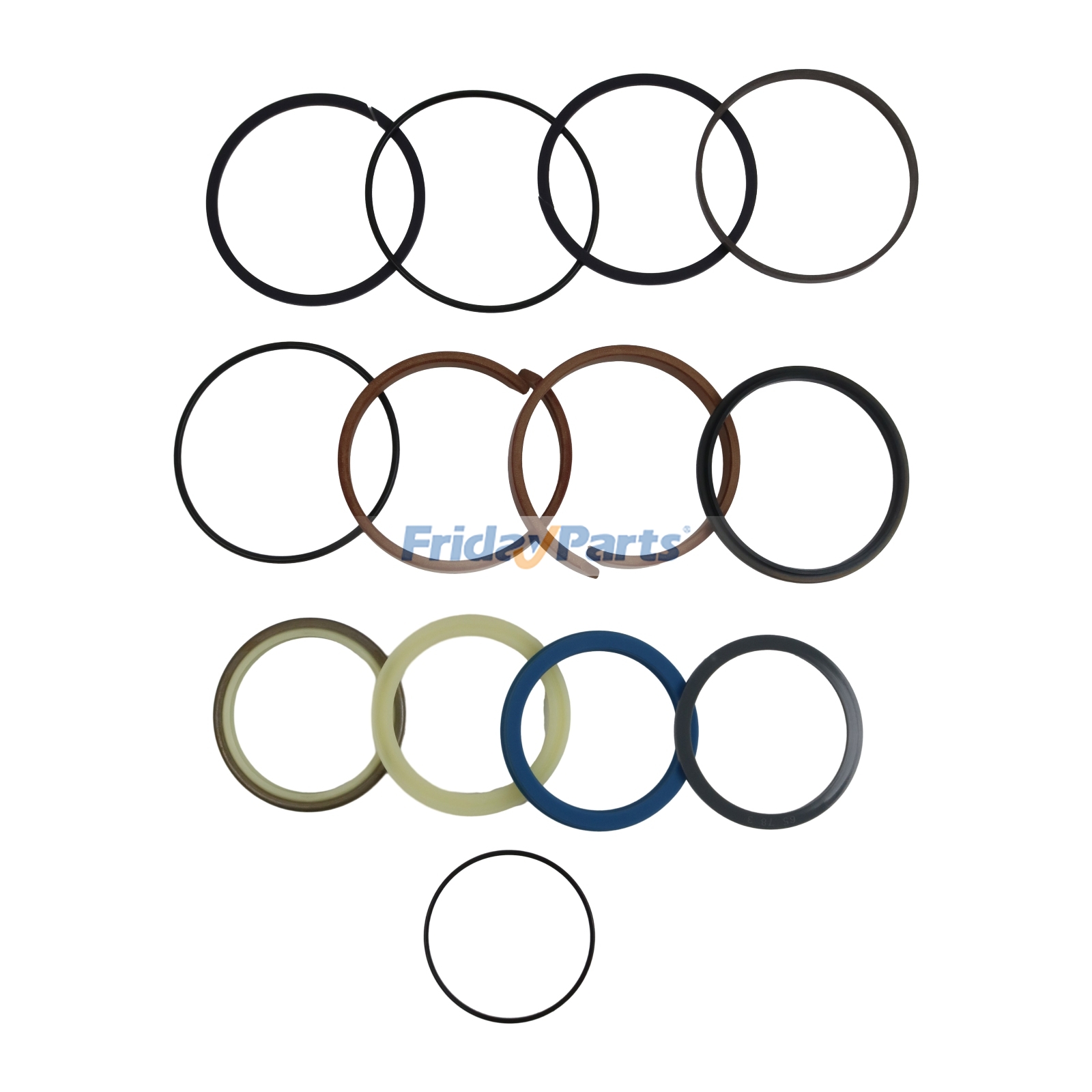 Kit de sello de cilindro de elevación de cuchilla 707-99-25880 para topadora Komatsu D65PX-15 D65WX-15 D65EX-15