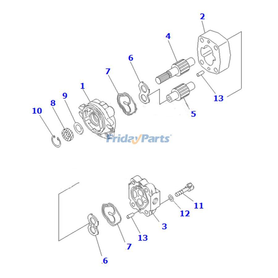 コマツ掘削リグ BP500-7-M1 メインポンプ 705-41-02630