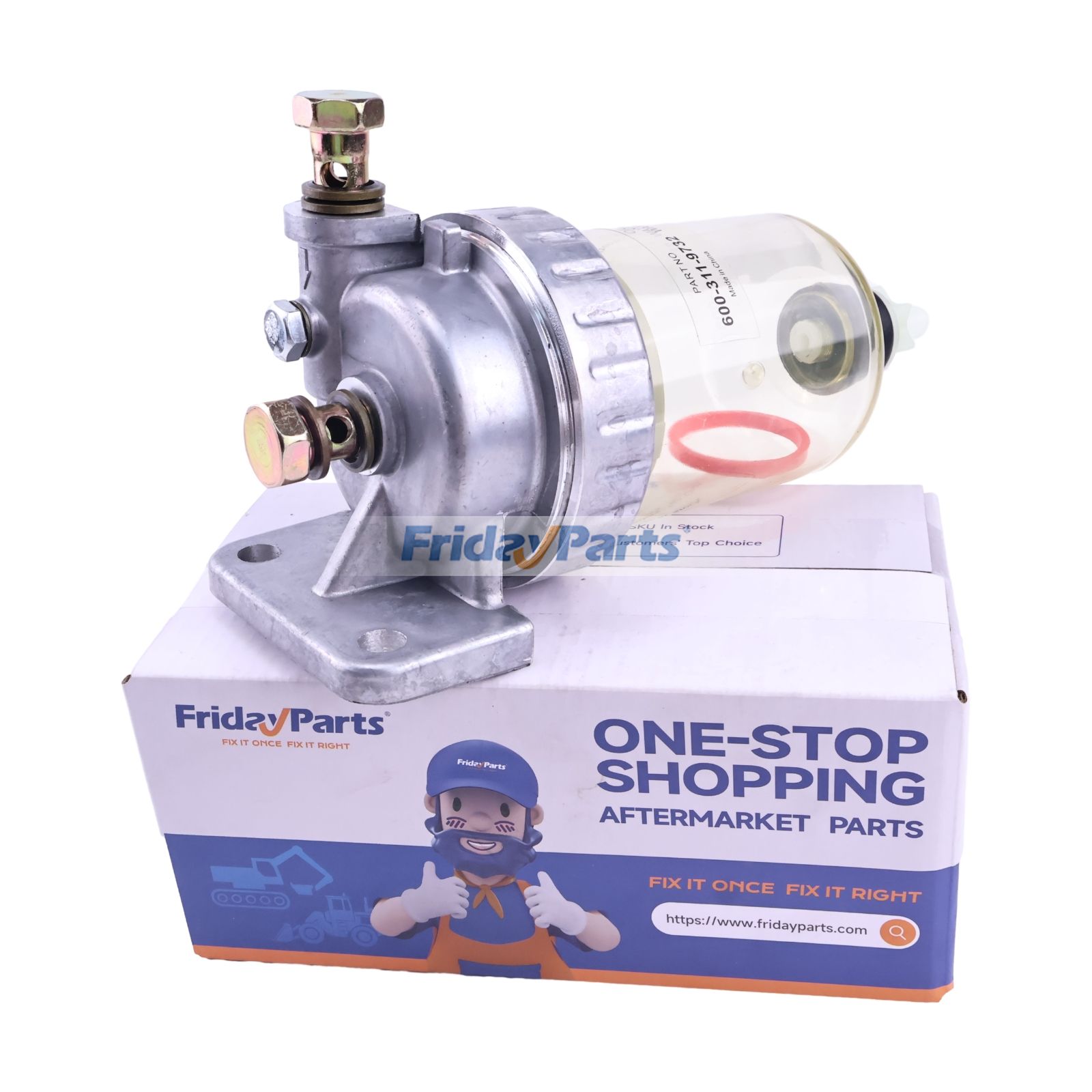 For Komatsu Excavator PC100-6 PC1100-6 PC120-6 PC130-8 PC270-8 PC78US-8 PC200-5 PC200-3 PC200-6 Water Separator 600-311-9732