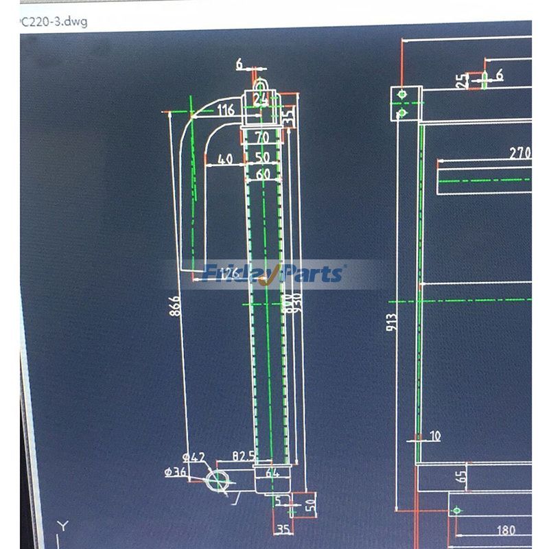  Hydraulic Oil Cooler For KOMATSU