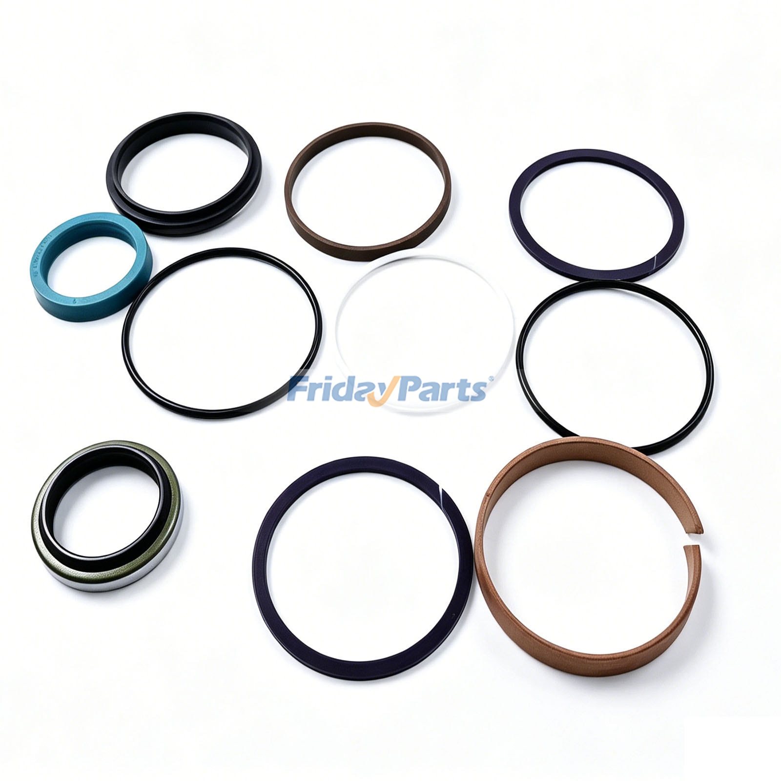 For Komatsu Excavator PC30MRX-1 Arm Cylinder Seal Kit