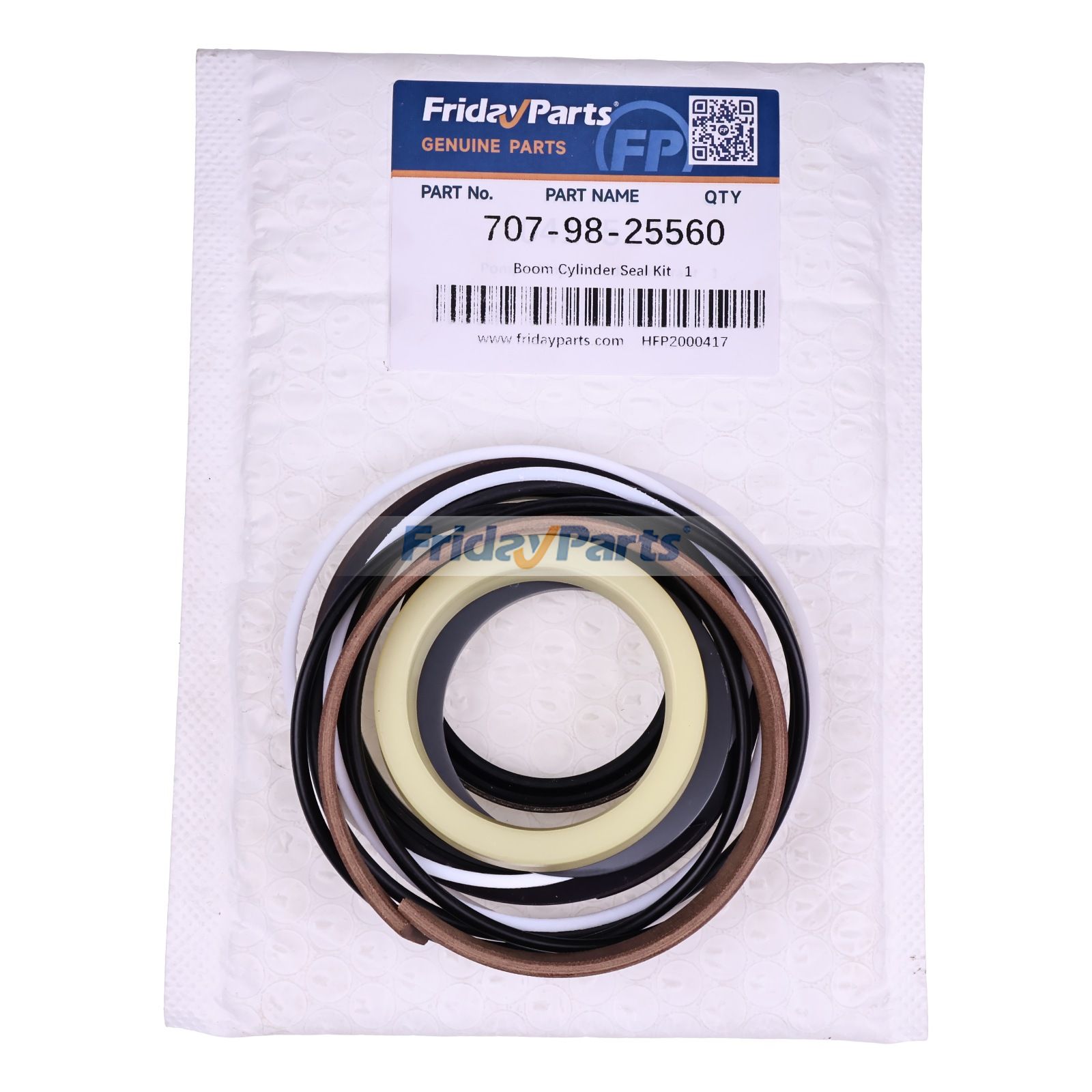 Kit de joint de vérin de flèche 707-98-25560 pour excavatrice Komatsu PC45MRX-1 PC45R-8 PC40R-8 PC45MR-1 PC40MRX-1 PC40MR-1