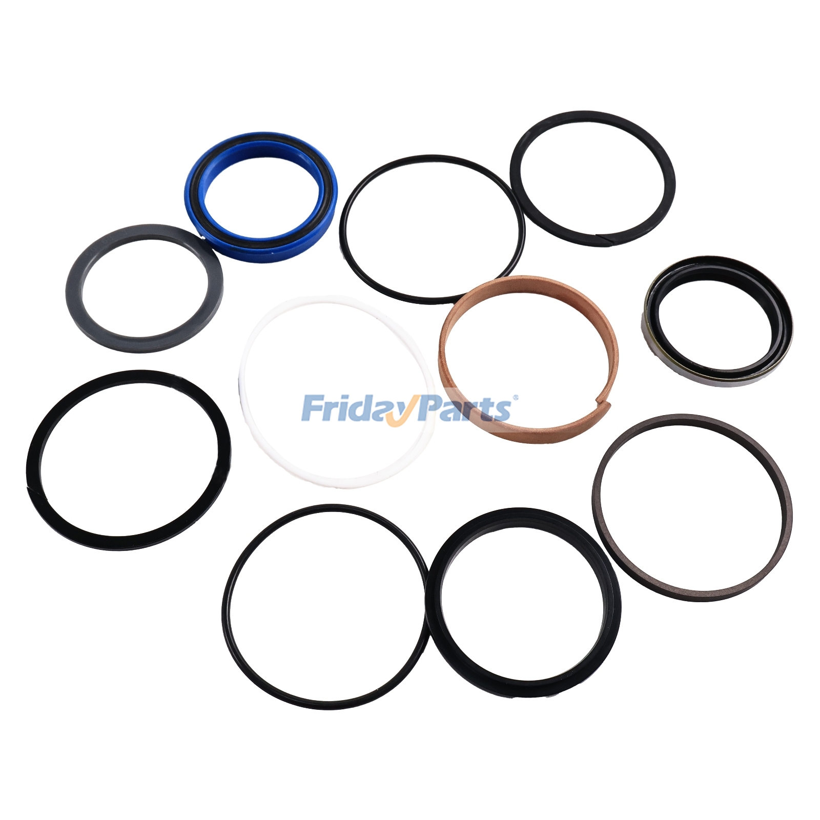 Kit de sello de cilindro de cucharón para excavadora Komatsu PC50MR-2 707-98-25980