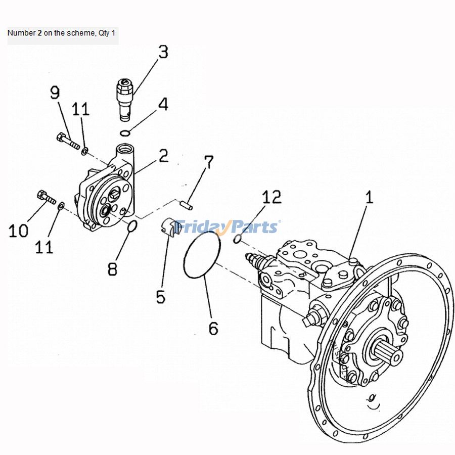 Hydraulic Pump For KOMATSU