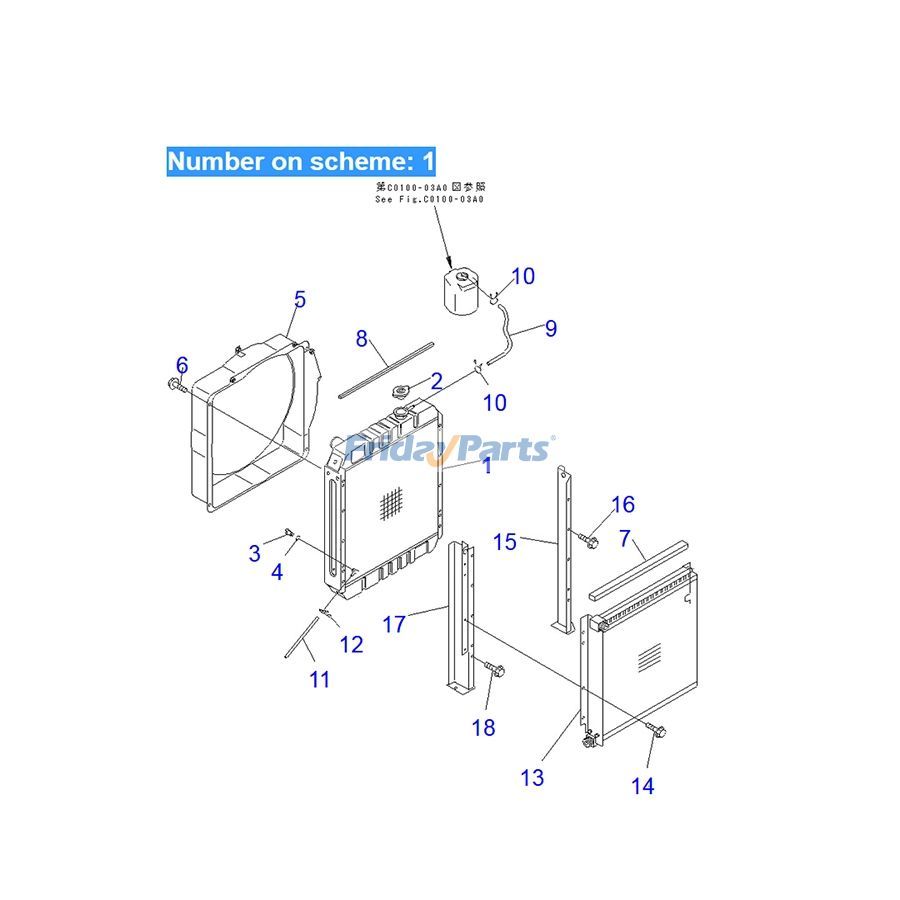 Water Tank Radiator Core ASSY in Stock in China