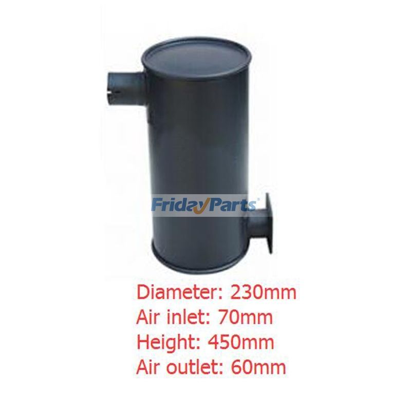 Muffler Silencer 4D102 4D95 For KOMATSU Engine,Excavator