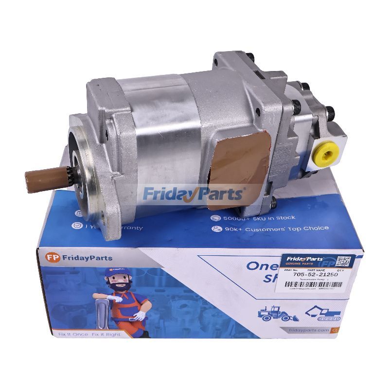 Bomba de transmisión hidráulica 705-52-21250 para motoniveladora Komatsu GD555-5 GD675-5 GD655-5 GD535-5