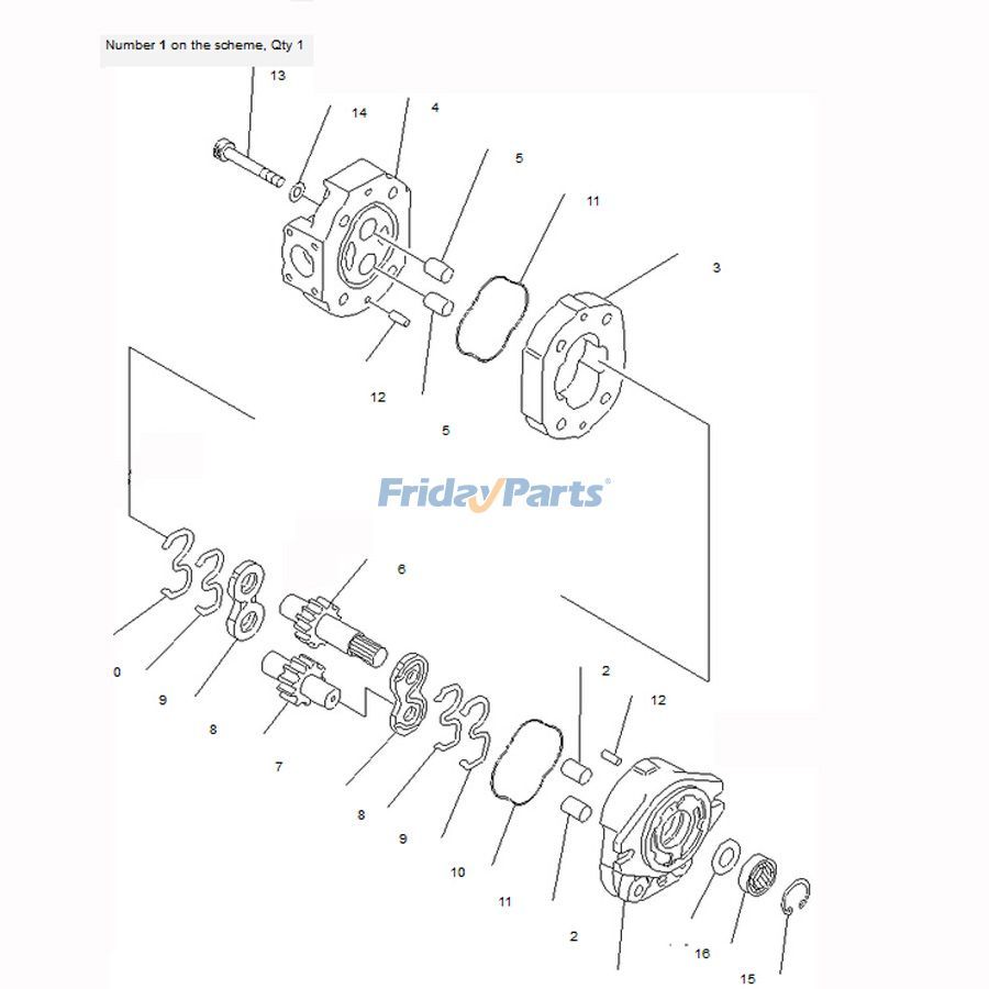 モーターグレーダー グレーダーステア​​リングポンプ