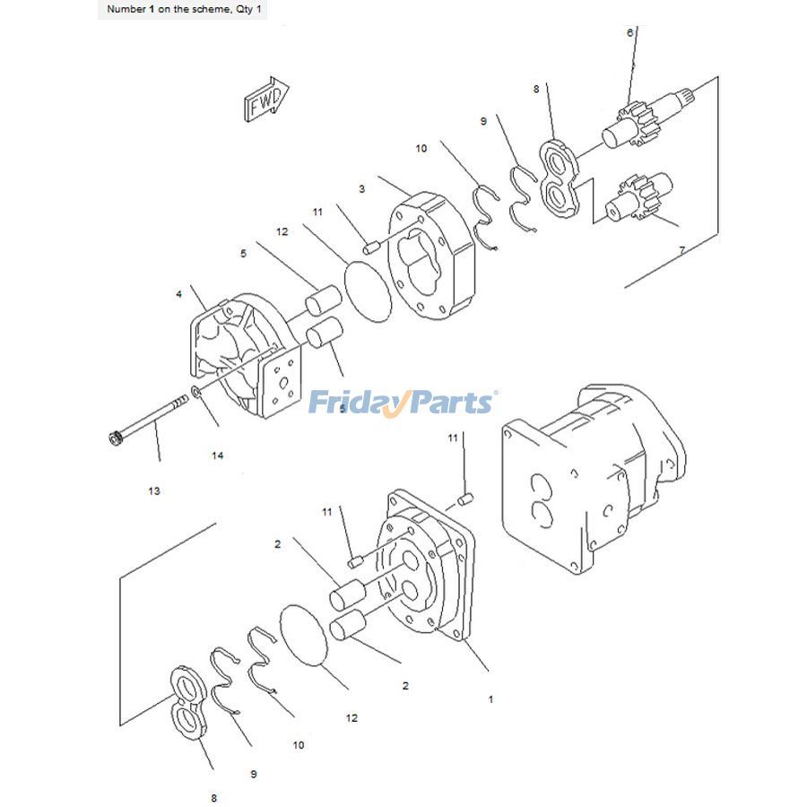 コマツグレーダー用 GD705A-4A GD705A-4 GD705A-3A GD705A-3 油圧ポンプ 705-52-20090 705-52-20160