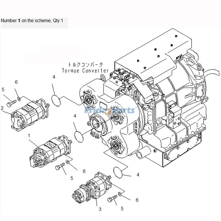 モーターグレーダー グレーダー油圧ポンプ