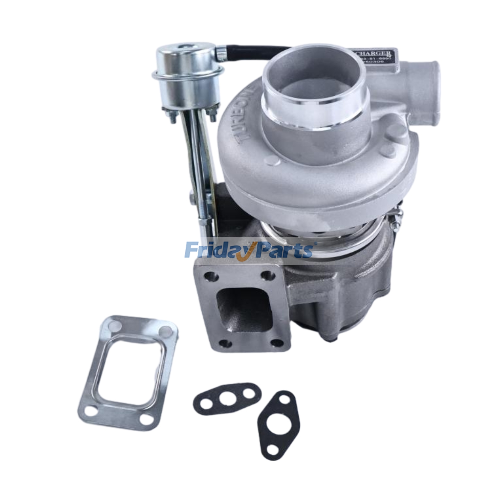 Turbocompresor HX30W 6733-81-8890 para motor Komatsu S4D102E-1 Excavadora PC158US-2