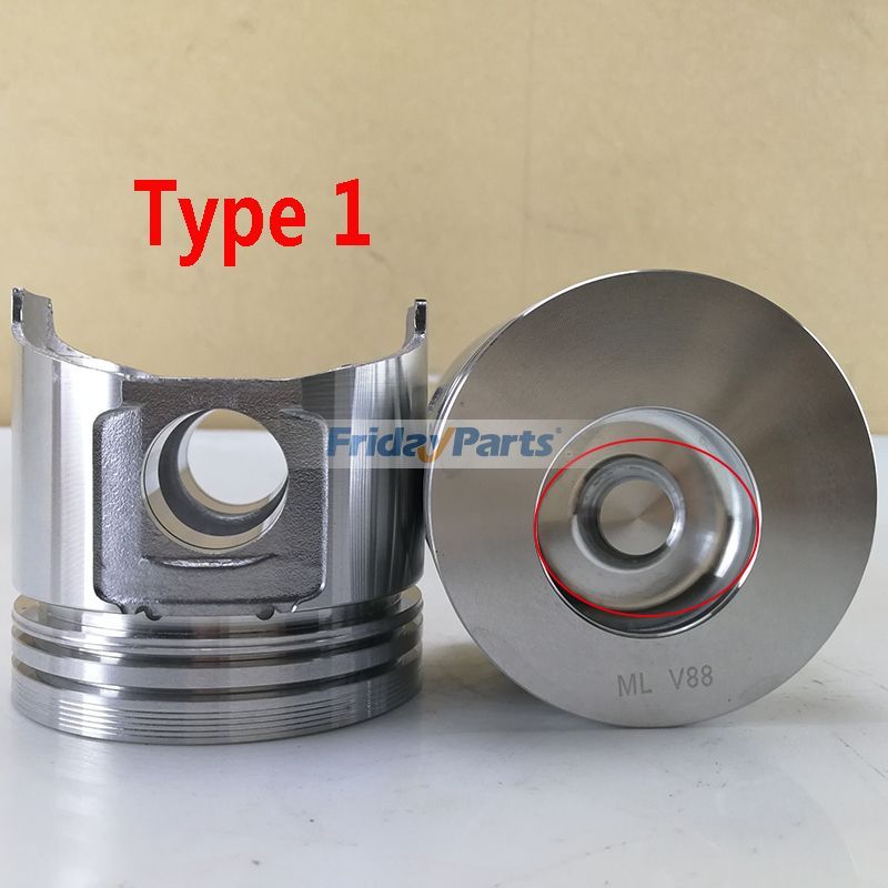 Kit de reconstrucción para motor Komatsu 4D88E-3 4D88E-5 4D88E-6 4D88E-7 Excavadora PC40MR-2 PC50MR-2 PC45R-8 SK714-5 SK815-5 WA50-6 Para KOMATSU