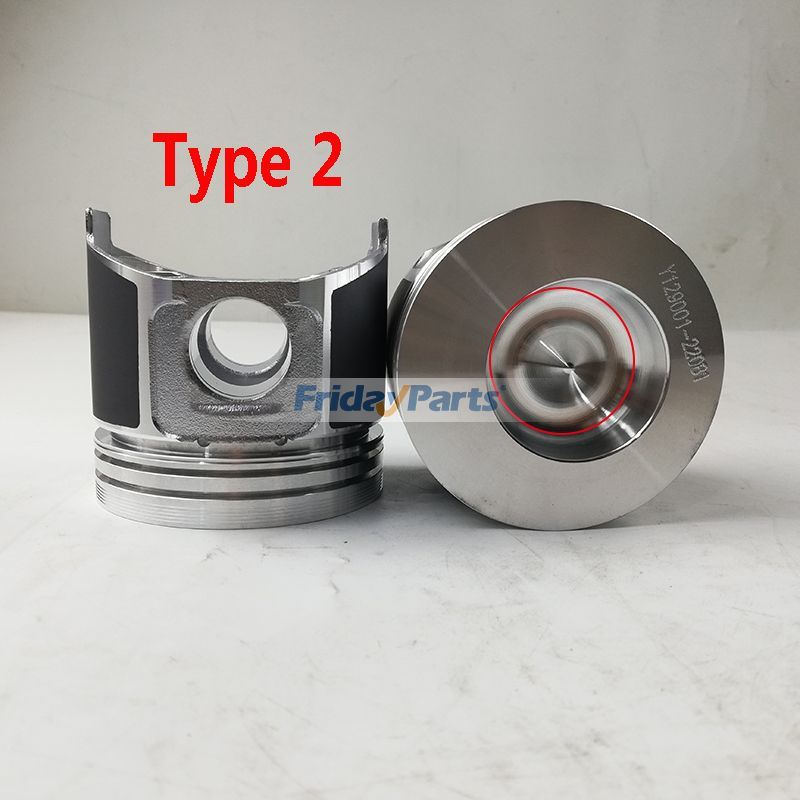 Kit de reconstrucción para motor Komatsu 4D88E-3 4D88E-5 4D88E-6 4D88E-7 Excavadora PC40MR-2 PC50MR-2 PC45R-8 SK714-5 SK815-5 WA50-6 de FridayParts